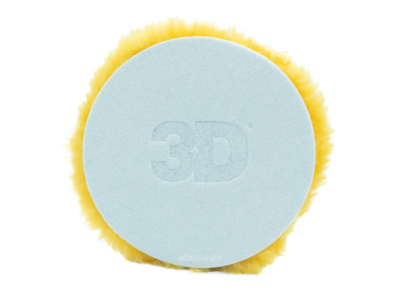 3D Pad Yellow X-Cut Lambswool - Gyapjú polírpad 150 mm